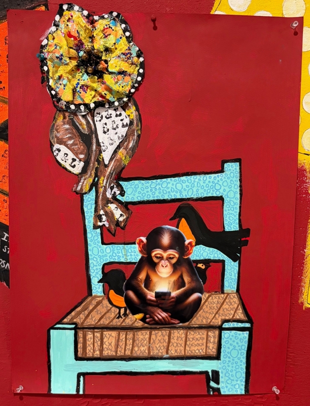 Digital Primate by artist Scott Leopold